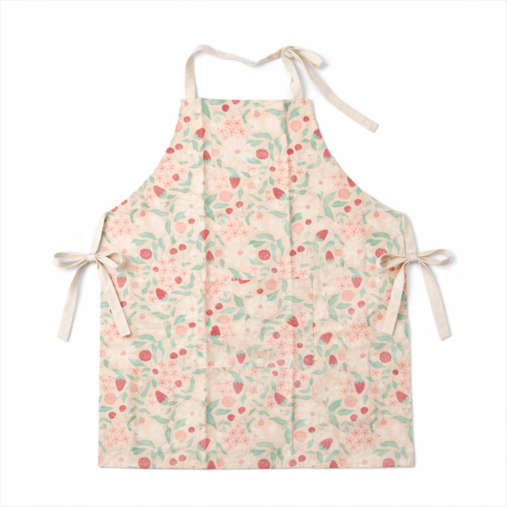 K&Co. Rhubarb Apron - BERRIES & BLOOMS